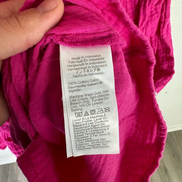 J Crew Cotton Gauge Sleeveless Cute Mini Dress US Women's 4 New - Picture 5 of 7